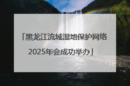 黑龙江流域湿地保护网络2025年会成功举办