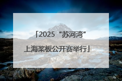 2025“苏河湾”上海桨板公开赛举行