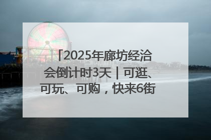 2025年廊坊经洽会倒计时3天｜可逛、可玩、可购，快来6街16巷逛市集