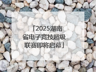 2025湖南省电子竞技超级联赛即将启幕