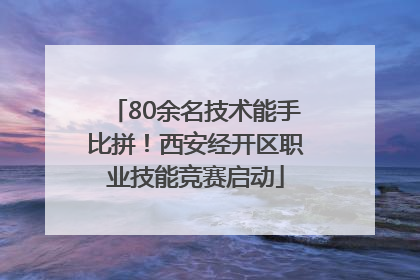 80余名技术能手比拼！西安经开区职业技能竞赛启动