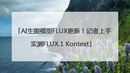 AI生图模型FLUX更新！记者上手实测FLUX.1 Kontext